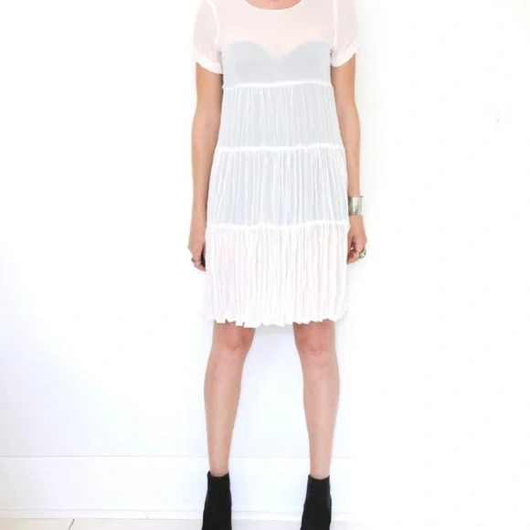 grunge white dress White Gothic Off-Shoulder Lace Bridal Dress